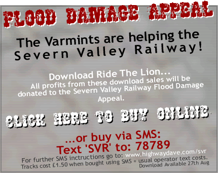 The Varmints are helping the Severn Valley Railway